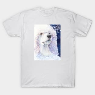 Dreamdog - white standard poodle T-Shirt